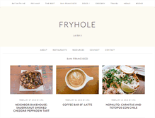 Tablet Screenshot of fryhole.com
